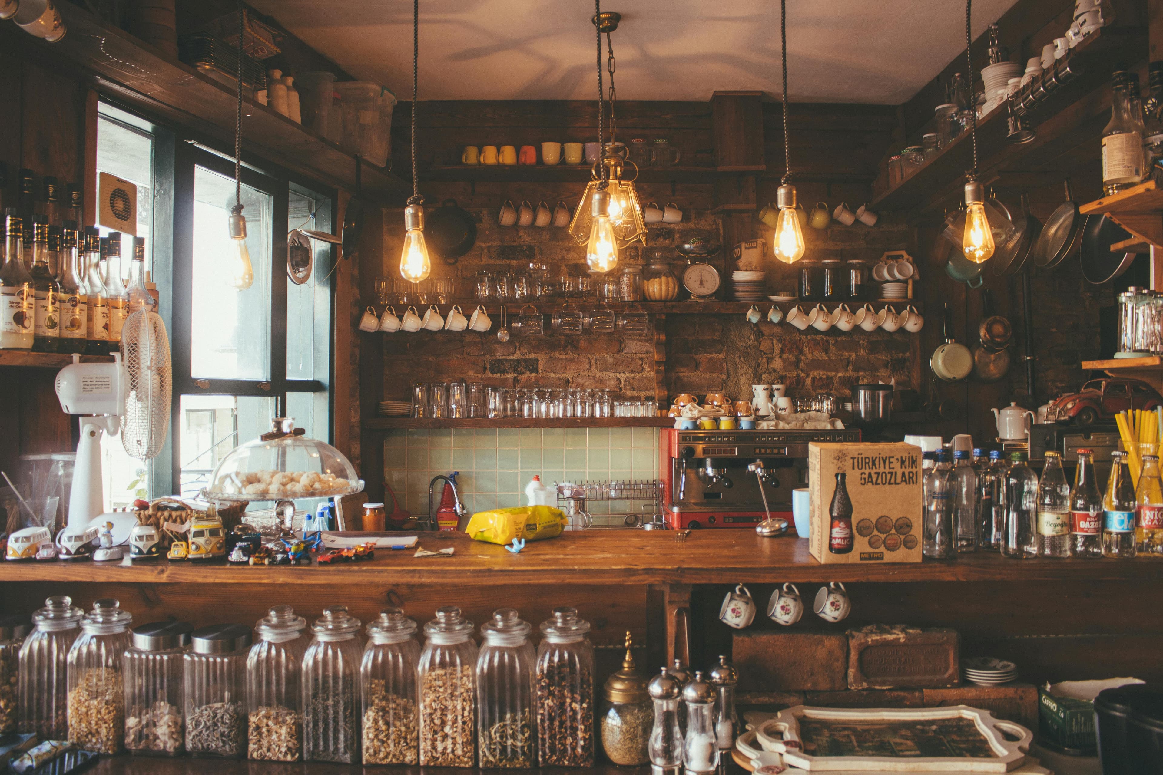 Neon Brew coffee shop